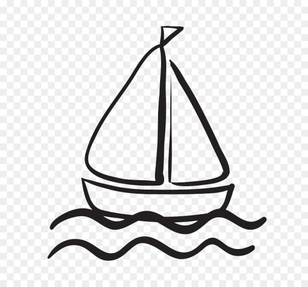 Трафарет "кораблик"