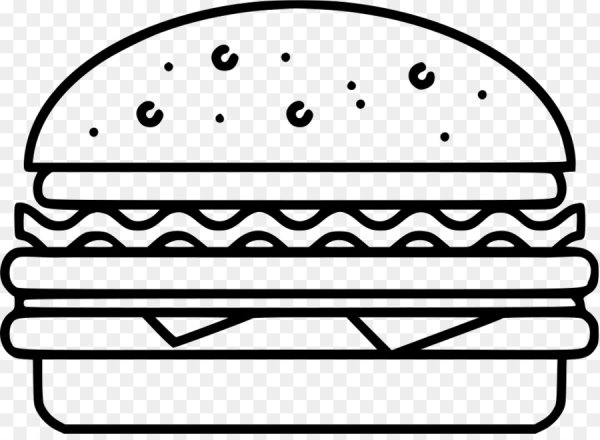 Сэндвич раскраска