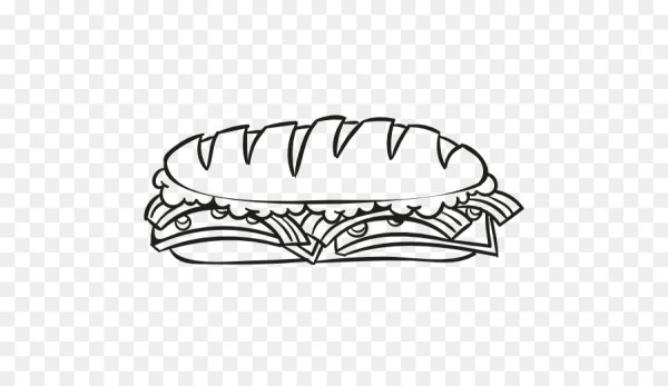 Раскраска бутерброд