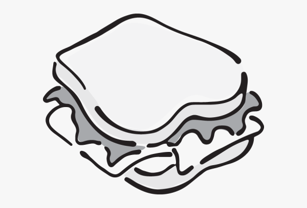 Сэндвич вектор чб