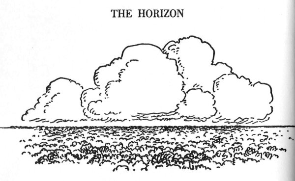 Горизонт рисунок