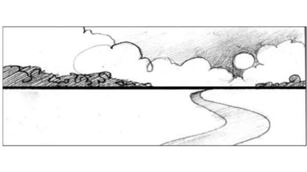 Горизонт в рисовании