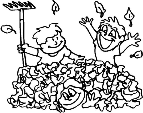 Субботник раскраска для детей