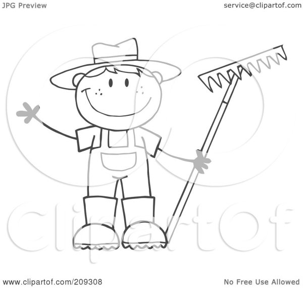 Раскраски субботник в детском саду