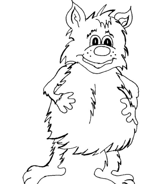 Леший раскраска для детей