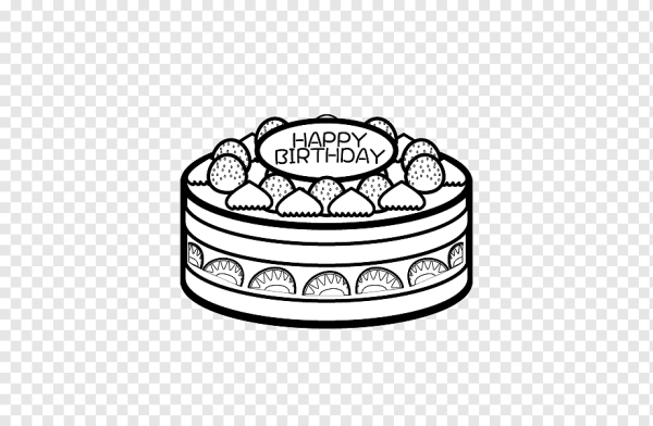 Тортик черно белый