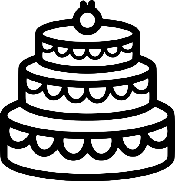 Тортик черно белый