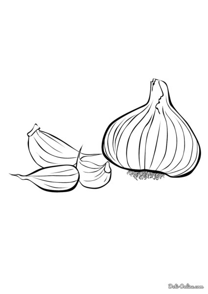 Чеснок тушь.