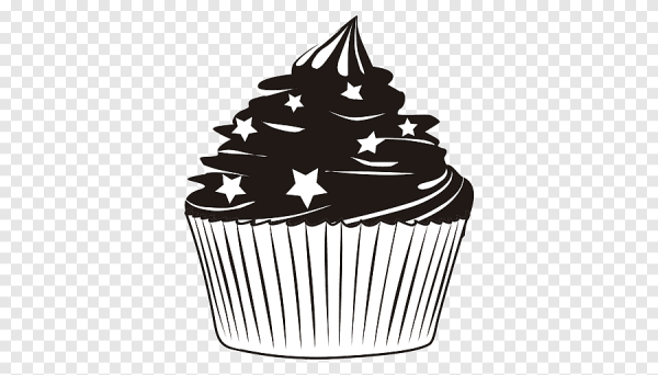 Силуэты на капкейки