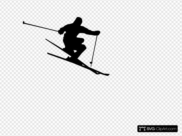 Черно белые лыжники с детьми