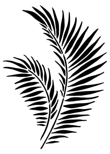 Лист пальмы