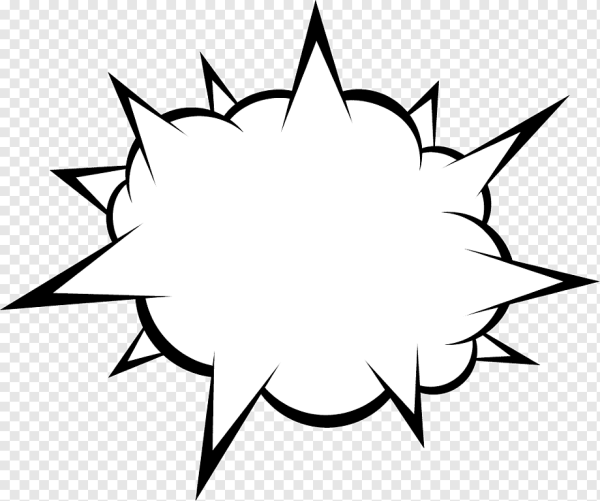 Трафарет взрыв