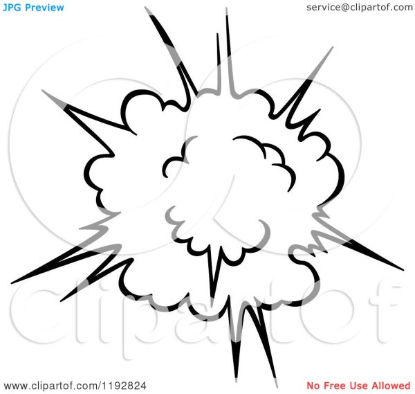 Взрыв раскраска