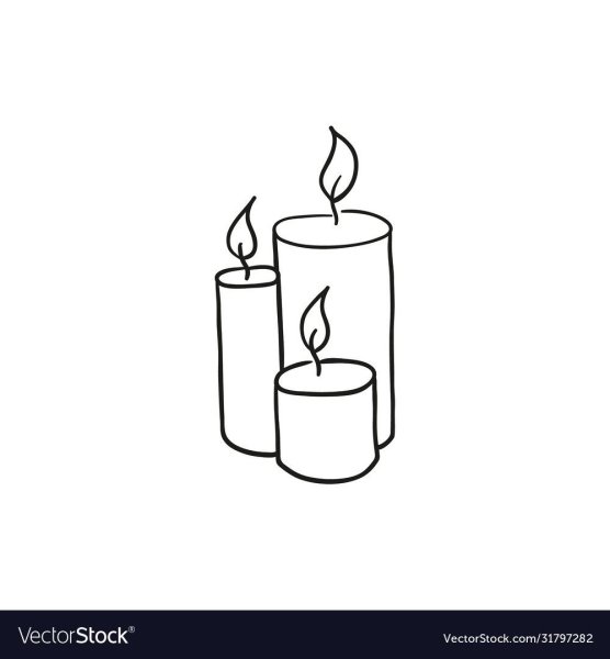 Свеча контур