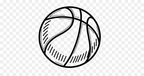Баскетбольный мяч раскраска