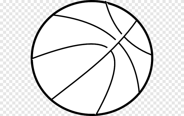 Баскетбольный мяч рисунок чточерно белые мини