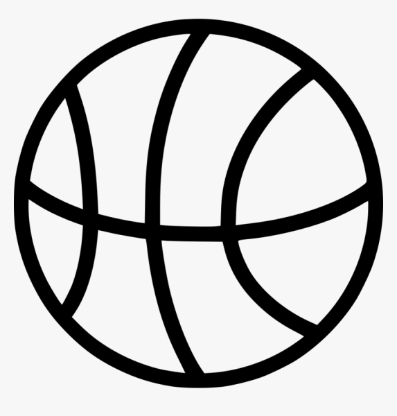 Баскетбольный мяч значок