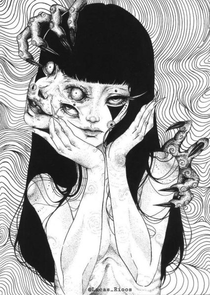 Жуткое искусство карандашом