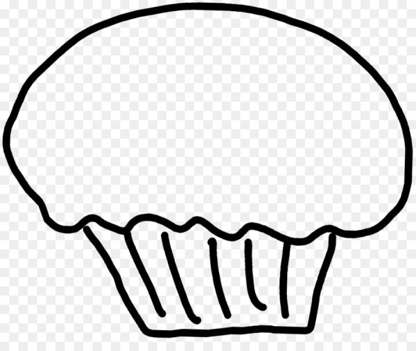 Контур кекса без фона