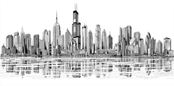 Город рисунок