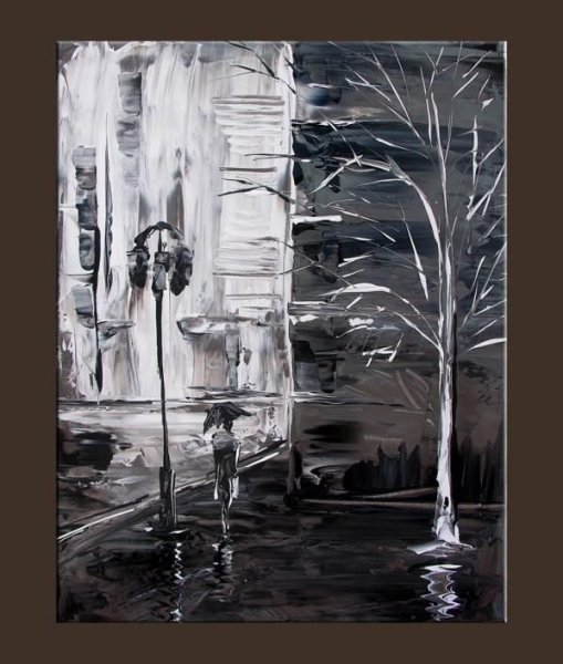 Картина в черно-белых тонах