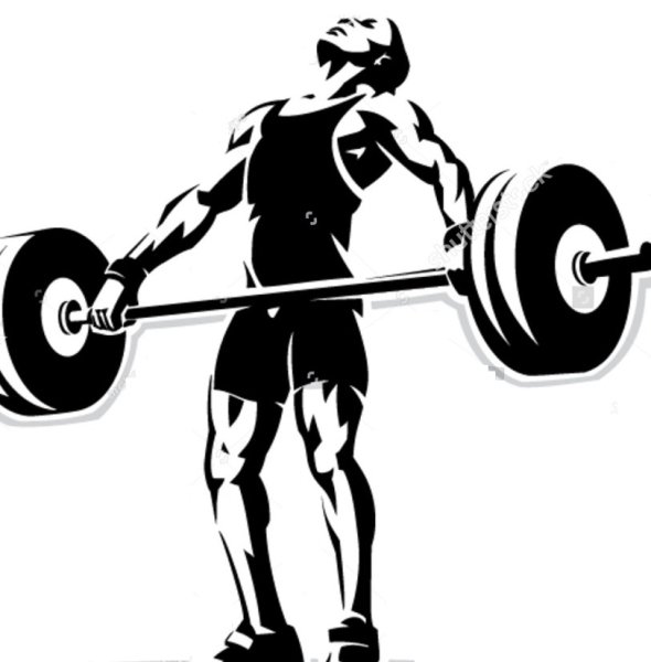 Тяжелая атлетика силуэт