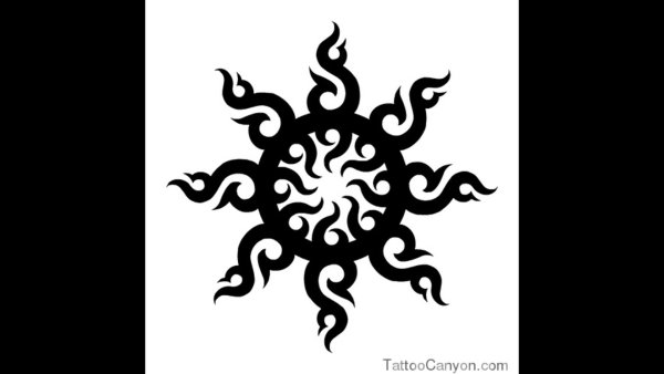 Кельтский узор солнце