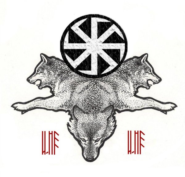 Татуировка Коловрат с волком