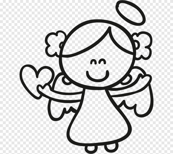 Ангелок рисунок