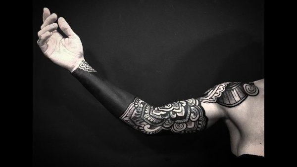 Блэкворк тату