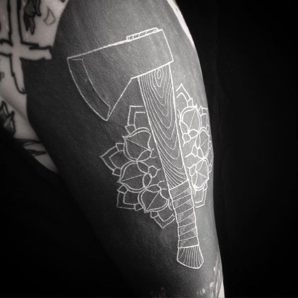 Фрихенд тату блэкворк