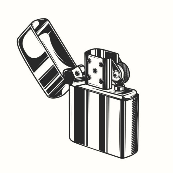 Зажигалка Zippo вектор