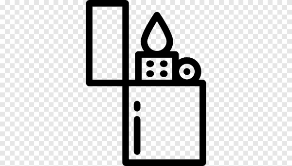 Зажигалка пиктограмма