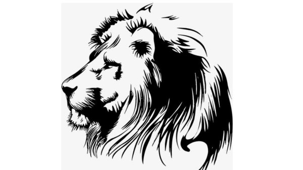 Лев лежит вектор