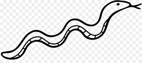 Трафарет змеи для вырезания