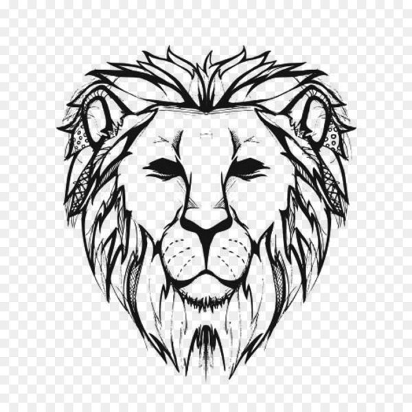 Стилизованная голова Льва