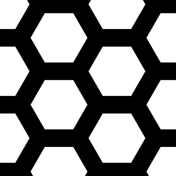 Соты черно белые