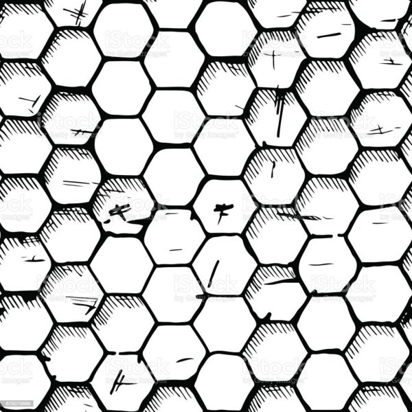Геометрические узоры соты