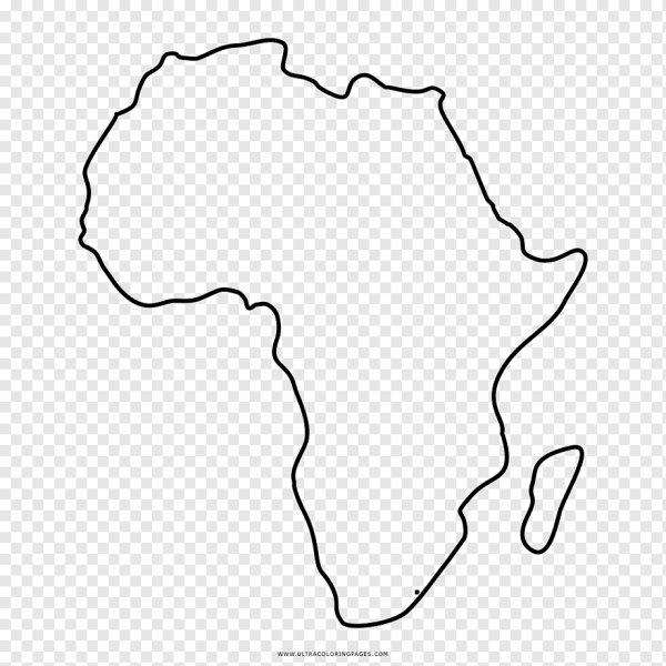 Контур материка Южная Америка