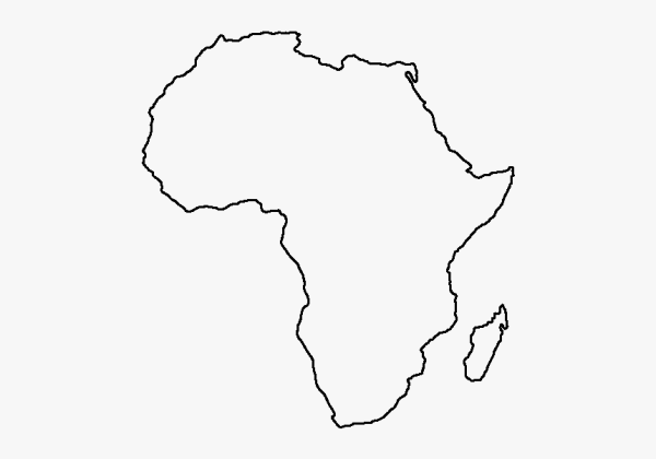 Африка карандашом материк