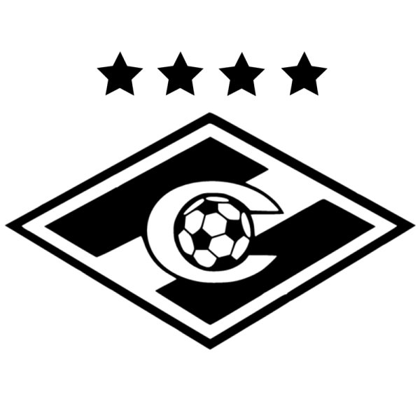 Спартак ФК вектор чб