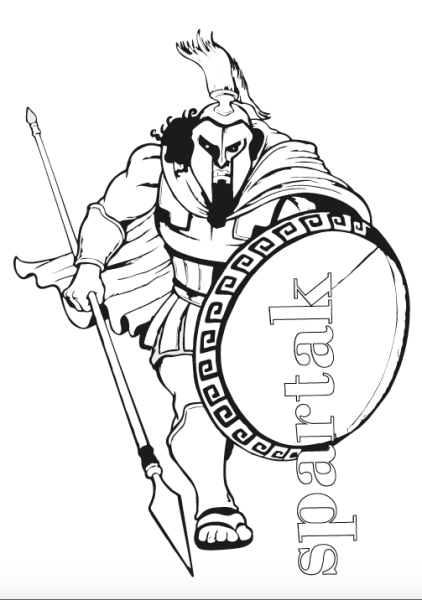 Спартак раскраска