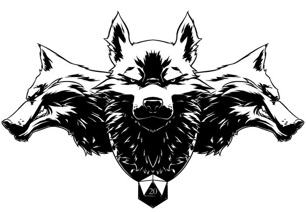 Голова волка вектор