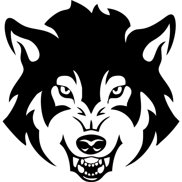 Эскиз волка для логотипа