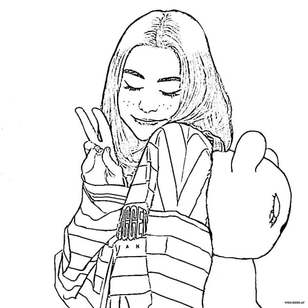 Дора рисунок певица