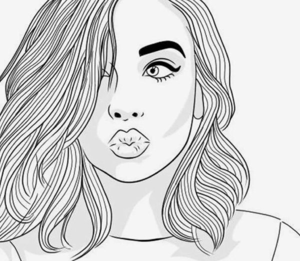 Чб рисунки для срисовки