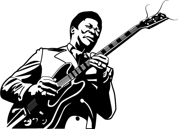Гитарист певец вектор