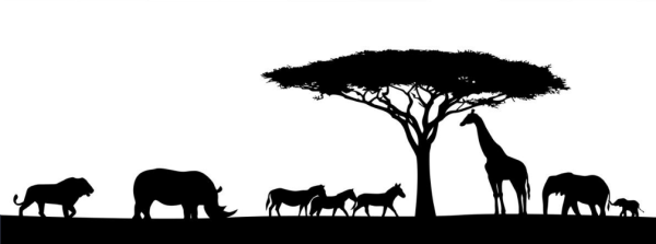 Саванна силуэт