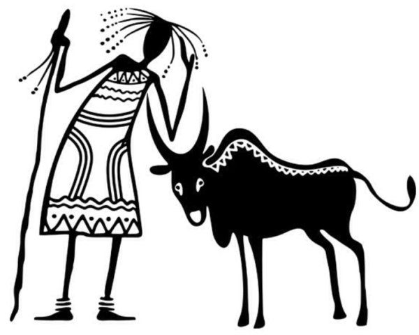 Трафареты в африканском стиле