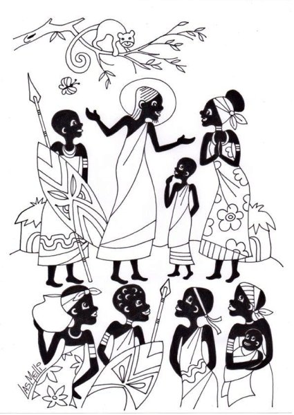 Слон раскраска